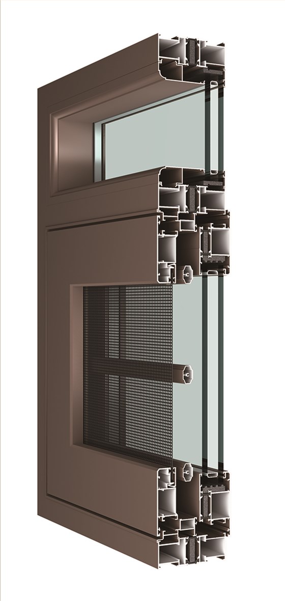 京美100窗紗一體型材 京美100窗紗一體型材