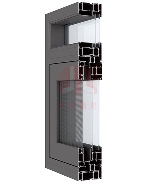 京美125斷橋平開窗型材