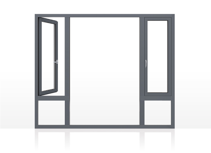 京美55、60、65、70、75斷橋平開(kāi)窗型材