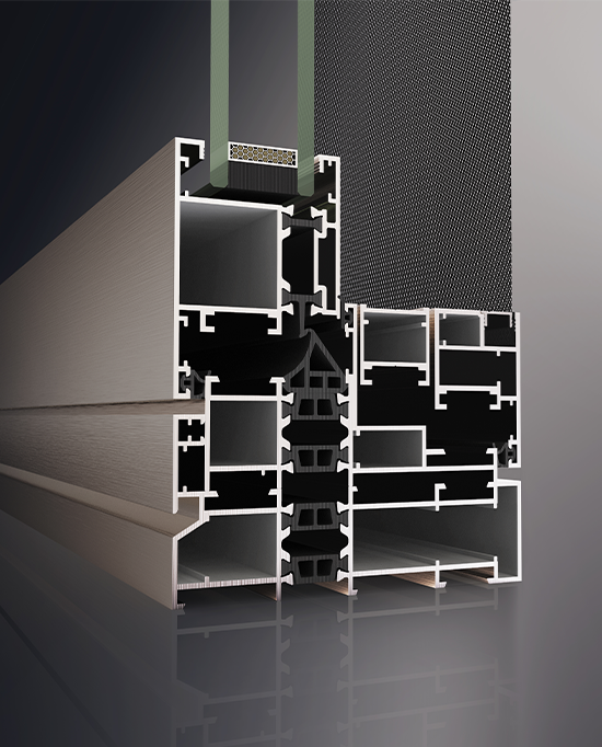 108斷橋鋁平開窗型材 108斷橋鋁平開窗型材